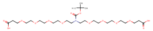 2093152-88-4 N-Boc-N-bis(PEG4-acid) Chemical Structure