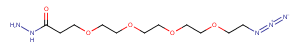2170240-96-5 Azido-PEG4-hydrazide Chemical Structure