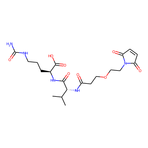 Mal-PEG1-Val-Cit-OH Chemical Structure