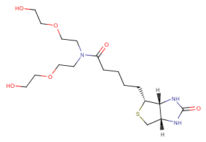 2100306-75-8 N-(Biotin)-N-bis(PEG1-alcohol) Chemical Structure