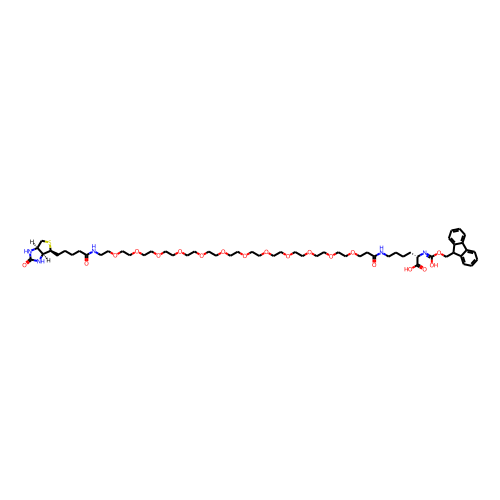Fmoc-Lys (biotin-PEG12)-OH Chemical Structure