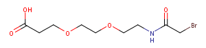 1415800-44-0 Bromoacetamido-PEG2-C2-acid Chemical Structure