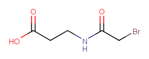 89520-11-6 N-Bromoacetyl-β-alanine Chemical Structure