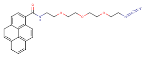 1817735-36-6 Pyrene-amido-PEG4-azide Chemical Structure