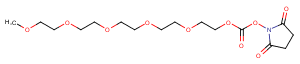 1058691-00-1 m-PEG5-succinimidyl carbonate Chemical Structure