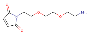 660843-22-1 Mal-PEG2-NH2 Chemical Structure