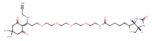 1802908-00-4 Dde Biotin-PEG4-alkyne Chemical Structure