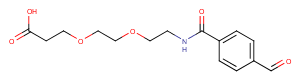 Ald-Ph-amido-PEG2-C2-acid Chemical Structure