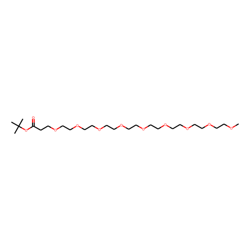 m-PEG9-Boc Chemical Structure