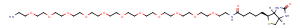 Biotin-PEG11-amine Chemical Structure