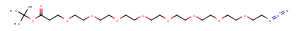 Azido-PEG8-Boc Chemical Structure