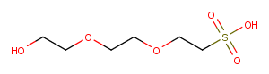 112724-27-3 Hydroxy-PEG2-C2-sulfonic acid Chemical Structure