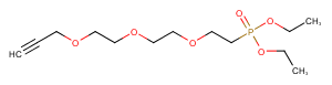 1052678-30-4 Propargyl-PEG3-phosphonic acid diethyl ester Chemical Structure