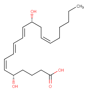 71160-24-2 Leukotriene B4 Chemical Structure