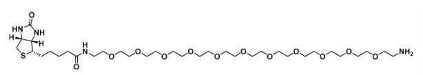 Biotin-PEG11-amine，生物素十一聚乙二醇氨基