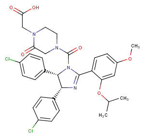 2306390-08-7 (4R,5S)-nutlin carboxylic acid Chemical Structure