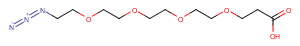 1257063-35-6 Azido-PEG4-C2-acid Chemical Structure