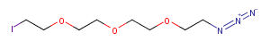 936917-36-1 Iodo-PEG4-N3 Chemical Structure