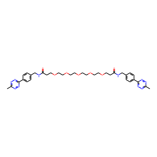 Methyltetrazine-PEG5-methyltetrazine Chemical Structure