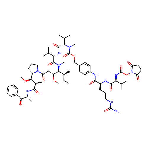 SuO-Val-Cit-PAB-MMAE Chemical Structure