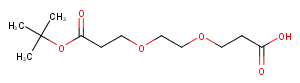 2086688-99-3 Acid-PEG2-C2-Boc Chemical Structure