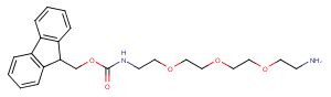 906126-25-8 Fmoc-NH-PEG3-C2-NH2 Chemical Structure