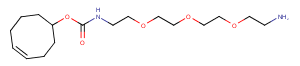 TCO-PEG3-amine Chemical Structure