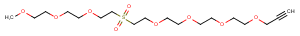 m-PEG3-Sulfone-PEG4-propargyl Chemical Structure