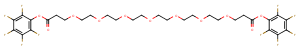 Bis-PEG7-PFP ester Chemical Structure