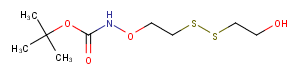 2128735-21-5 Boc-aminooxy-ethyl-SS-propanol Chemical Structure