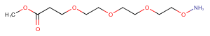 2086689-03-2 Aminooxy-PEG3-methyl ester Chemical Structure