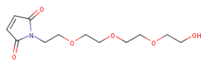 Mal-PEG4-OH Chemical Structure