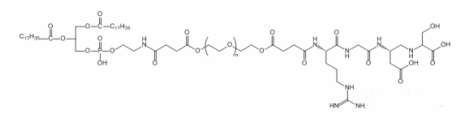 DSPE-PEG-RGD,MW:2000 聚乙二醇功能化修饰多肽DSPE-PEG-RGD