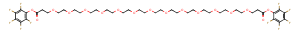 Bis-PEG13-PFP ester Chemical Structure