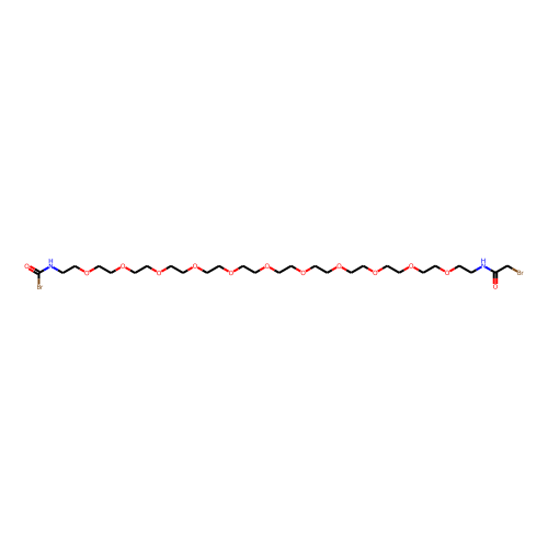 Bis-Bromoacetamido-PEG11 Chemical Structure