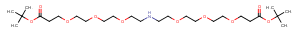 NH-bis(PEG3-Boc) Chemical Structure