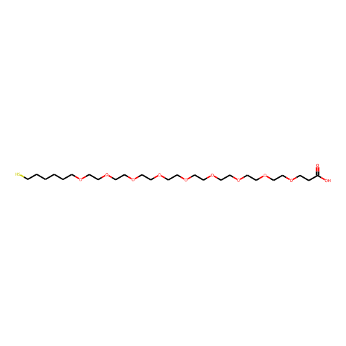 HS-C6-PEG9-acid Chemical Structure