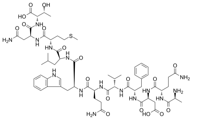 Glucagon (19-29), human
