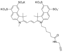 Sulfo-Cy5 ALK;  磺酸基-Cy5 炔基
