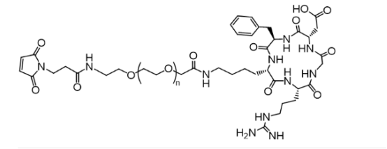 MAL-PEG-cRGD 马来酰亚胺-聚乙二醇-整合素靶向肽 (肿瘤新生血管靶向肽)