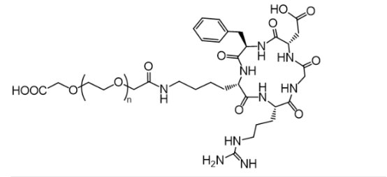 COOH-PEG-cRGD 羧基-聚乙二醇-整合素靶向肽 (肿瘤新生血管靶向肽)