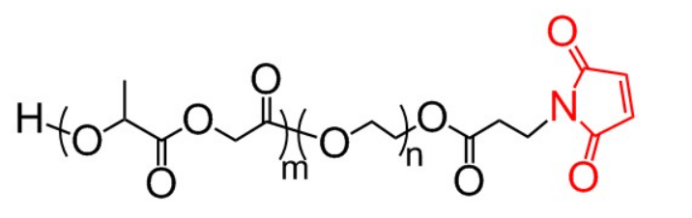 PLGA-PEG-MAL，聚乳酸-羟基乙酸共聚物-聚乙二醇-马来酰亚胺
