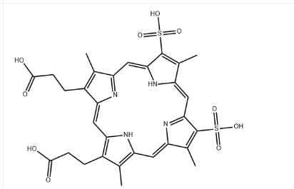 cas:58537-78-3，卟IX2,4 - 二磺酸二甲酯二钠盐