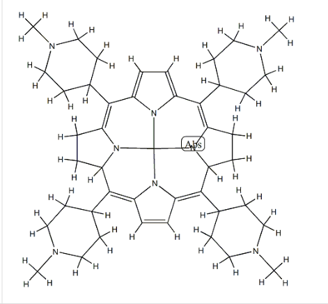 Fe-TMPyP，cas:133314-07-5，MESO -四(N -甲基- 4 -吡啶)卟啉五氯化铁(Ⅲ)