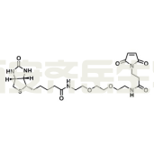 (+)-Biotin-PEG2-NH-Mal  